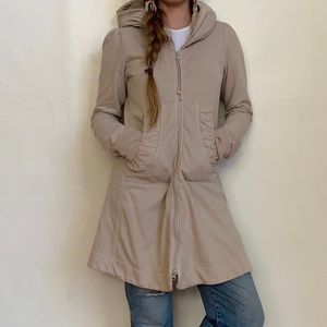 Oatmeal-coloured Prairie Underground sweatshirt/jacket